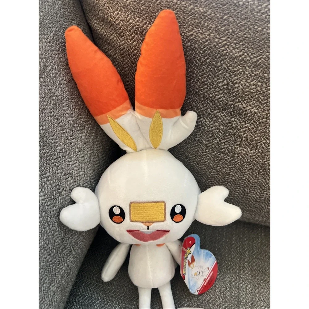 Pokemon SCORBUNNY Plush/Plushie Flambino/Hopplo Rabbit, Scorch Bunny